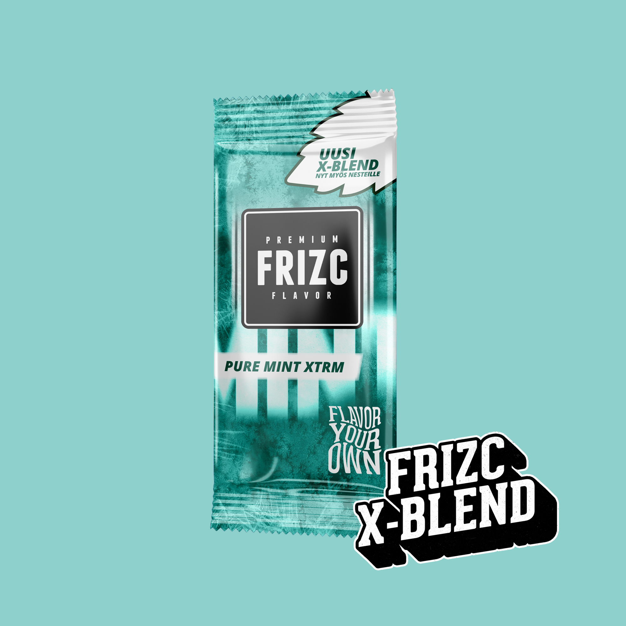 Frizc Pure Mint - Extreme Fresh Menthol Flavour Card. Buy flavor cards Europe.