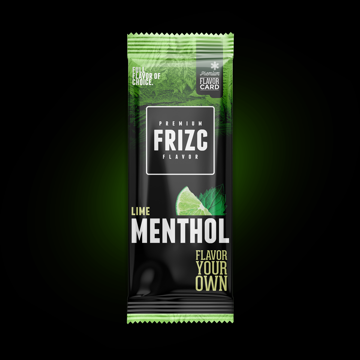 Frizc Lime Menthol Flavor Card