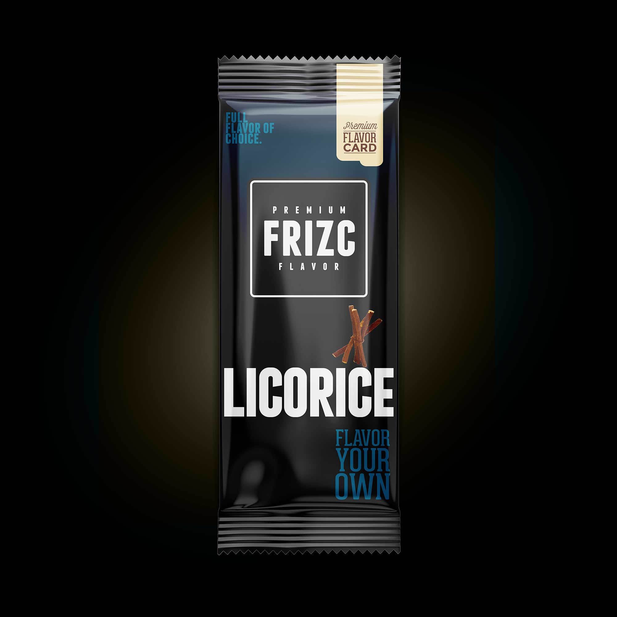 Frizc Licorice Flavor Card