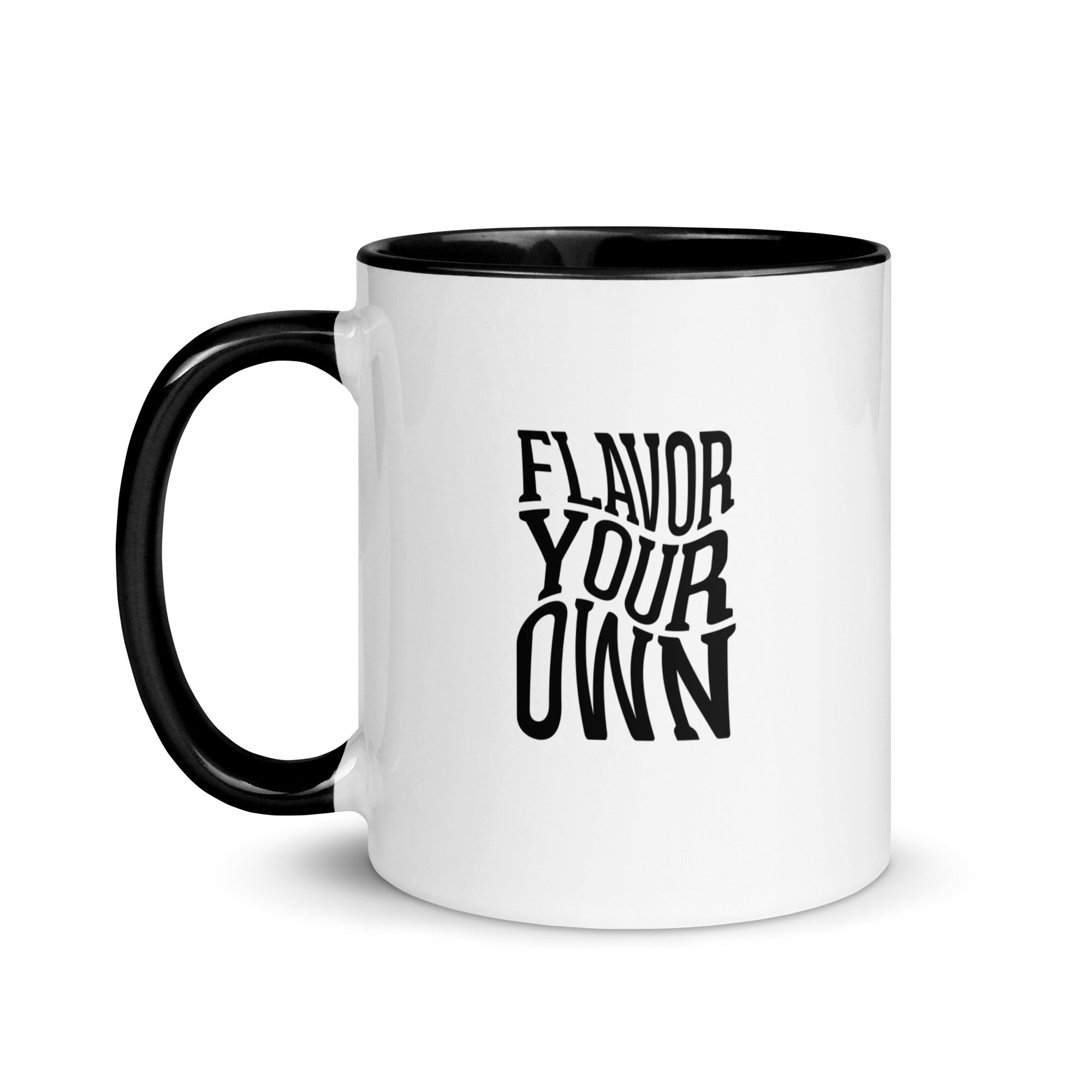 Flavor Your Own / Black & White Coffee Mug