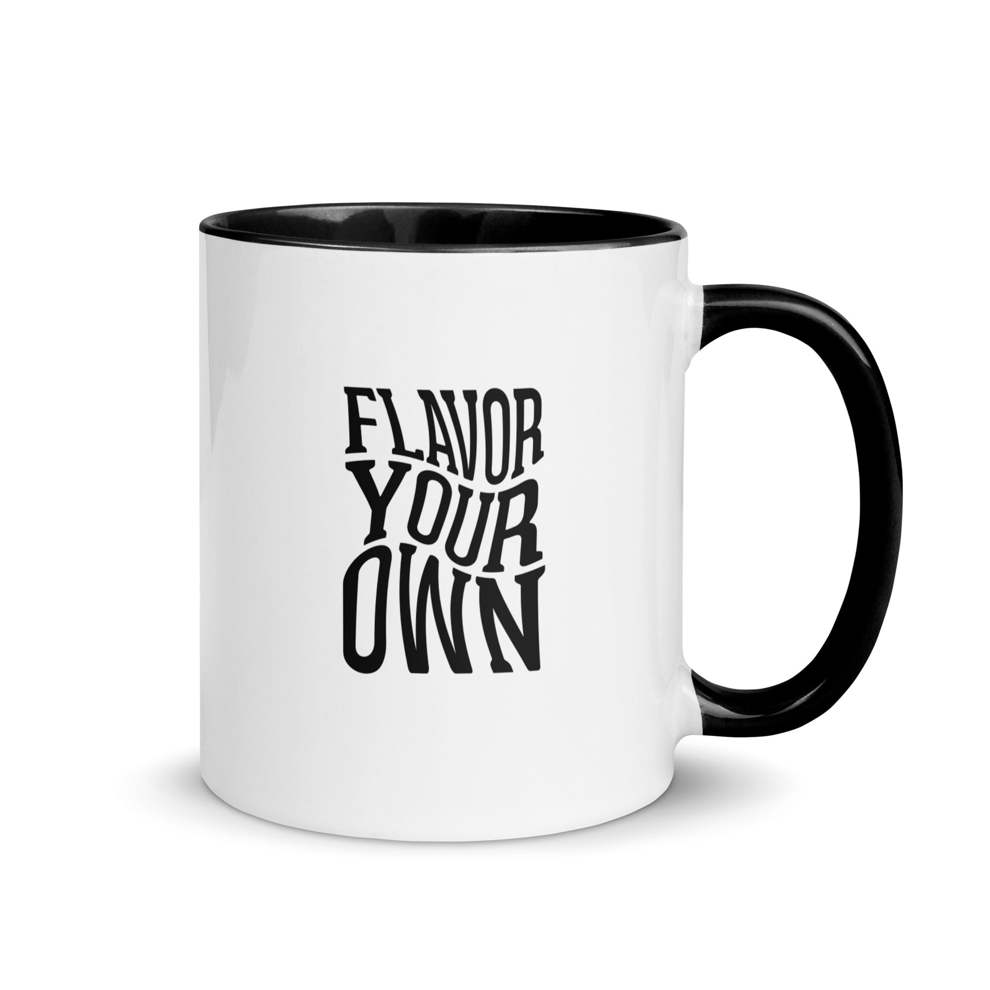 Flavor Your Own / Black & White Coffee Mug